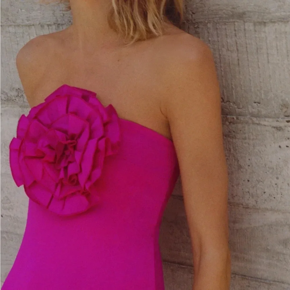 Zara NWT Maxi Flower Swimsuit